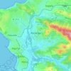 Mapa topográfico Berango, altitud, relieve