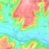 Mapa topográfico Laferté-sur-Amance, altitud, relieve