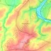 Mapa topográfico Hébécrevon, altitud, relieve