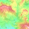 Mapa topográfico Tolva / Tolba, altitud, relieve