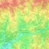 Mapa topográfico Romorantin-Lanthenay, altitud, relieve