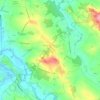 Mapa topográfico Maignaut-Tauzia, altitud, relieve