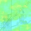 Mapa topográfico Vesta, altitud, relieve