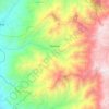 Mapa topográfico Telimbela, altitud, relieve