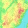 Mapa topográfico Wulkenzin, altitud, relieve