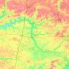 Mapa topográfico La Somme Rivière, altitud, relieve