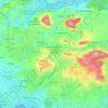 Mapa topográfico La Haye, altitud, relieve
