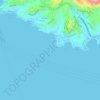 Mapa topográfico Green Cay, altitud, relieve