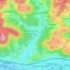 Mapa topográfico Sittenbach, altitud, relieve