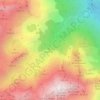 Mapa topográfico Ibón de la Escarpinosa, altitud, relieve