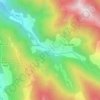 Mapa topográfico Trabiet Dessus, altitud, relieve