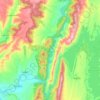Mapa topográfico Embalse de Bolarque, altitud, relieve