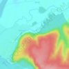 Mapa topográfico река Ключи, altitud, relieve