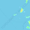 Mapa topográfico Yellow Island, altitud, relieve