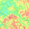 Mapa topográfico Graysville, altitud, relieve
