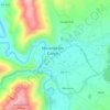 Mapa topográfico Paços do concelho, altitud, relieve