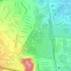 Mapa topográfico REPSA Zona de Amortiguamiento A10 Jardín Botánico, altitud, relieve
