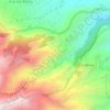 Mapa topográfico Barranco de Los Cernícalos, altitud, relieve