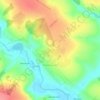 Mapa topográfico Разиньково, altitud, relieve